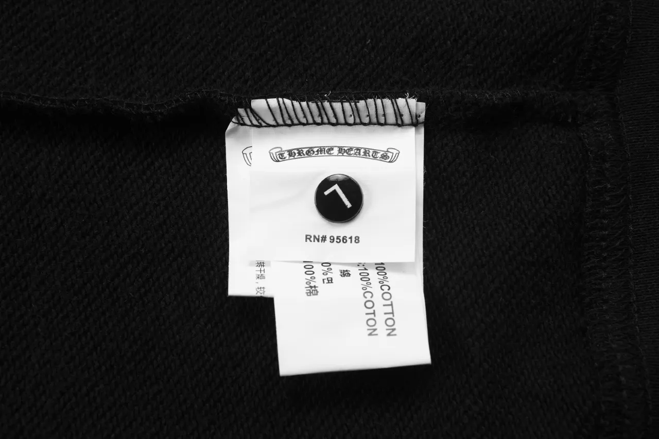 E 95 Chrome Hearts/ 🚩 Quality Colour：Black White Size: S M L XL